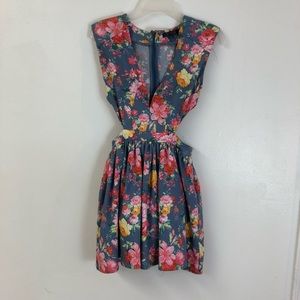 floral mini dress